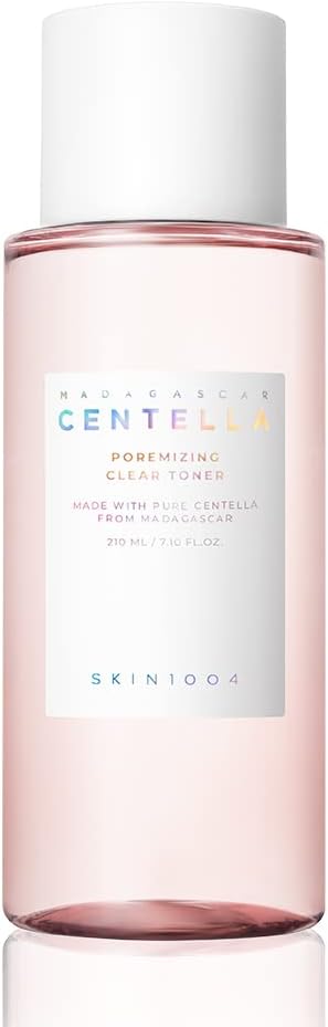 SKIN1004 Madagascar Centella Poremizing Clear Toner 7.1 fl.oz, 210ml for Keratin Plug and Sensitive Skin